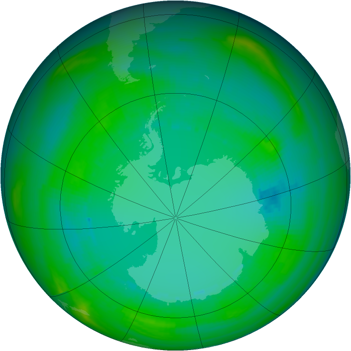 Ozone Map 1983-08-10